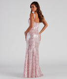 Wylla Formal Sequin Mermaid Dress creates the perfect summer wedding guest dress or cocktail party dresss with stylish details in the latest trends for 2023!