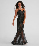 Livia Sequin Mesh Mermaid Dress creates the perfect summer wedding guest dress or cocktail party dresss with stylish details in the latest trends for 2023!