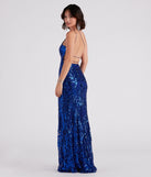 You'll be the best dressed in the Eleanor Formal Sequin One Shoulder Dress as your summer formal dress with unique details from Windsor.