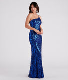 Eleanor Formal Sequin One Shoulder Dress provides a stylish summer wedding guest dress, the perfect dress for graduation, or a cocktail party look in the latest trends for 2024!