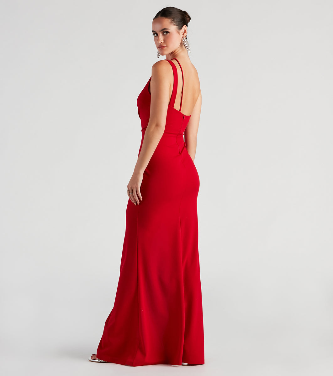 Alaina Asymmetric One-Shoulder Mermaid Dress & Windsor