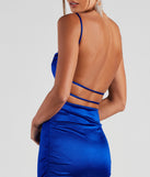 Alani Strappy Back Satin Formal Dress creates the perfect summer wedding guest dress or cocktail party dresss with stylish details in the latest trends for 2023!