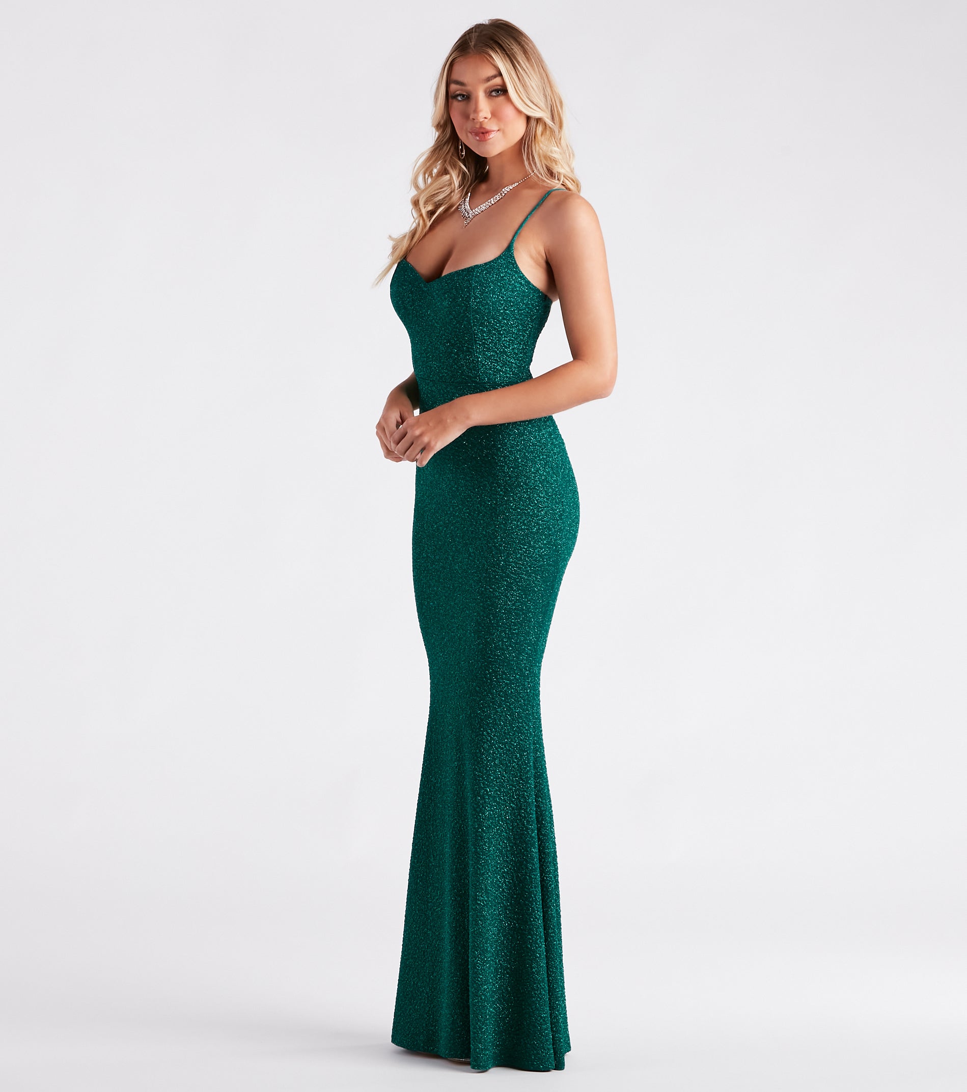 Ainsley Glittering Evening Gown & Windsor