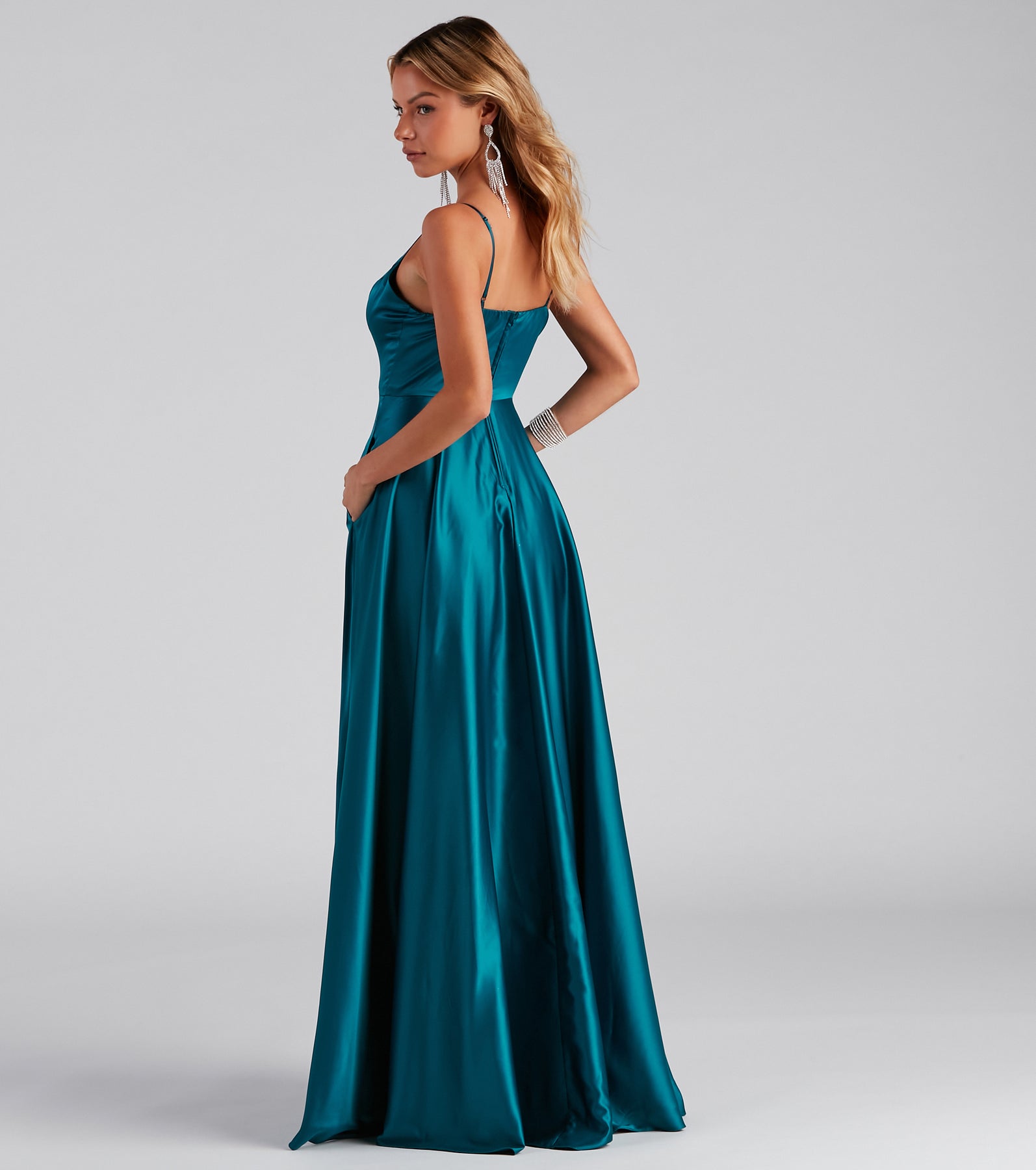 Juliet Formal High Slit Dress & Windsor