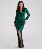 Jenesis Formal Satin Long Dress creates the perfect summer wedding guest dress or cocktail party dresss with stylish details in the latest trends for 2023!