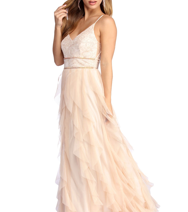 Hayden Glitter Goddess Tendril Dress & Windsor