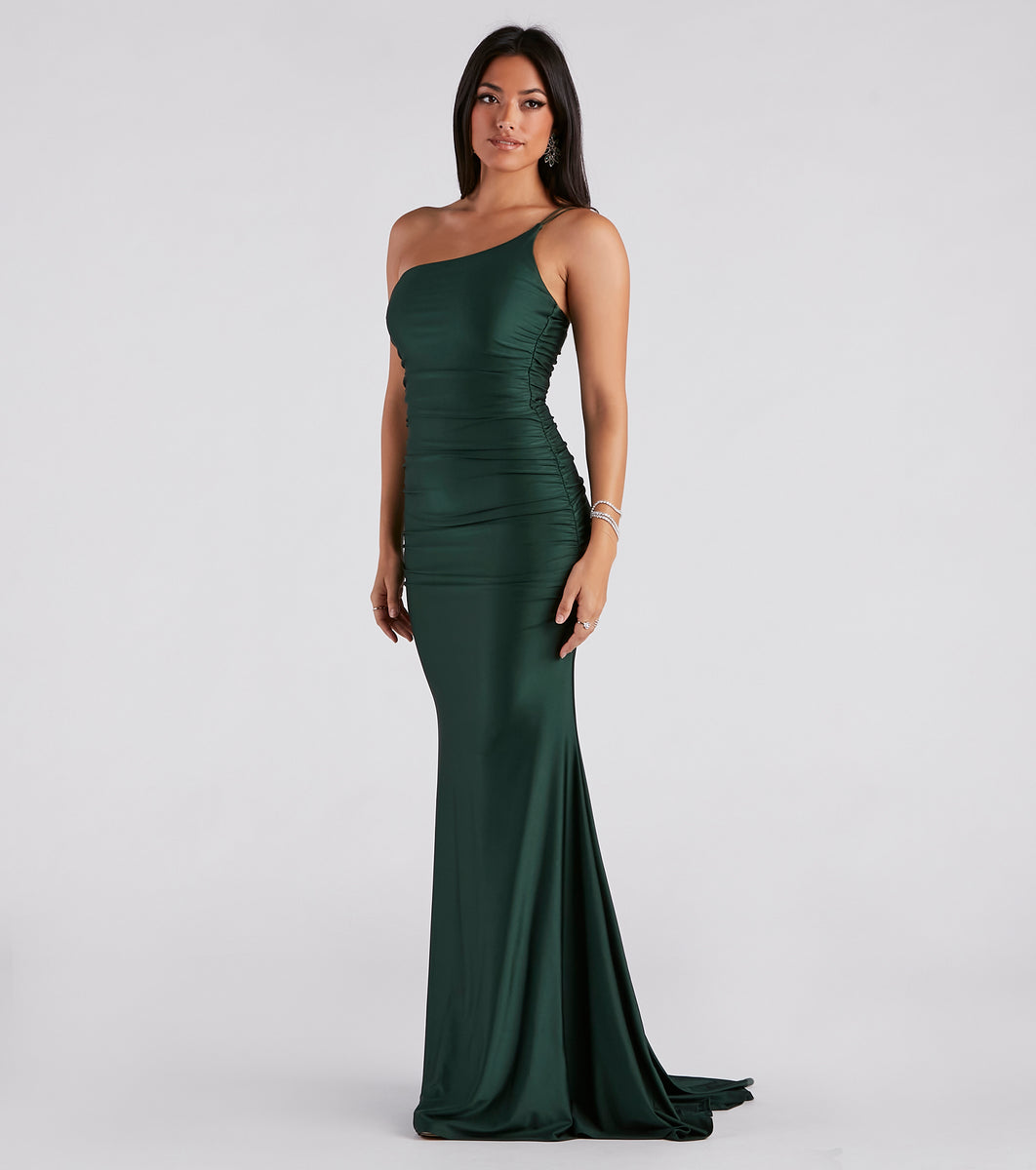 Nicole Formal One-Shoulder Mermaid Dress