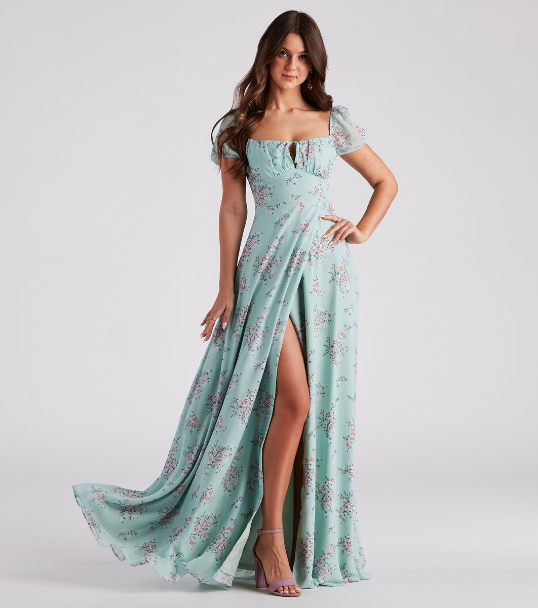 Bryn Chiffon A-Line Formal Dress