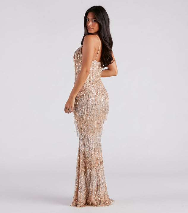 Formal 2024 fringe dress