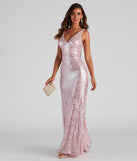 Wylla Formal Sequin Mermaid Dress creates the perfect summer wedding guest dress or cocktail party dresss with stylish details in the latest trends for 2023!