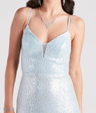 Lizza Formal Sequin Slit Long Dress creates the perfect summer wedding guest dress or cocktail party dresss with stylish details in the latest trends for 2023!