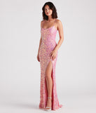 Emmeline Iridescent Sequin A-Line Formal Dress creates the perfect summer wedding guest dress or cocktail party dresss with stylish details in the latest trends for 2023!