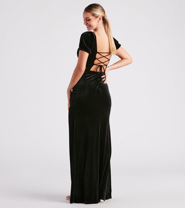 Black Velvet Dress - Backless Velvet Dress - Black Velvet Midi - Lulus