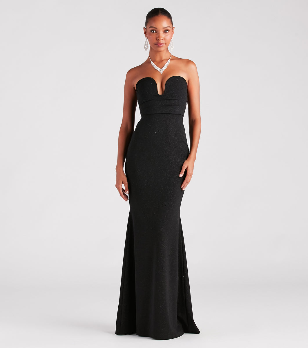 Laura Formal Glitter Mermaid Long Dress & Windsor