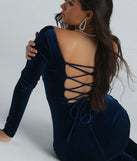 You'll feel stylish and confident in the Pam Formal Velvet Long Sleeve Mermaid Dress as your Winter Formal Dress to stand out at your dance or event.