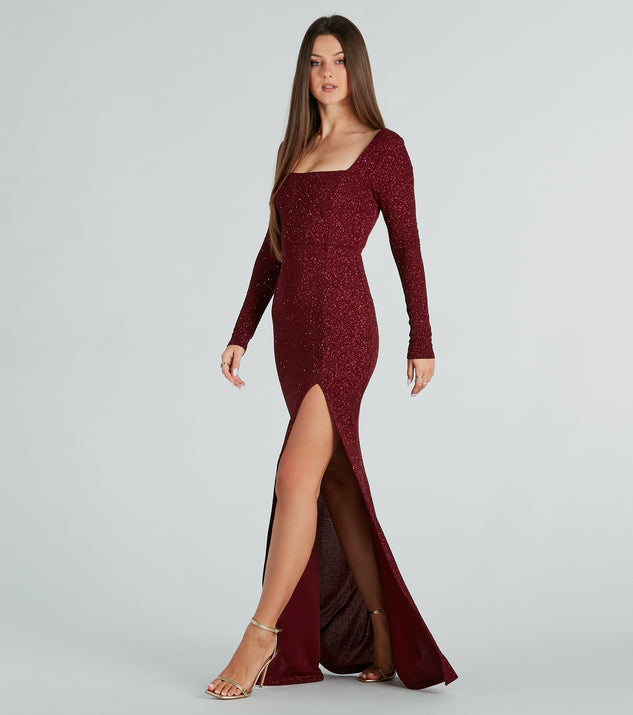 Caris Formal Glitter Lace-Up Windsor | Dress Mermaid
