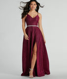 Tanya Formal Glitter A-Line Long Dress is the perfect prom dress pick with on-trend details to make the 2024 dance your most memorable event yet!