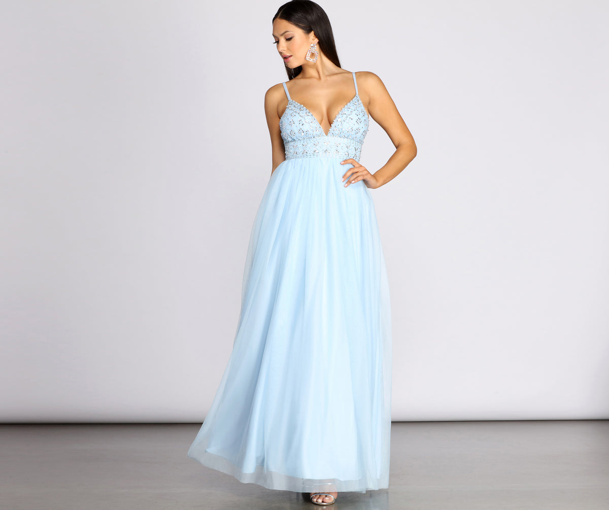 Coco Beaded Tulle Ball Gown
