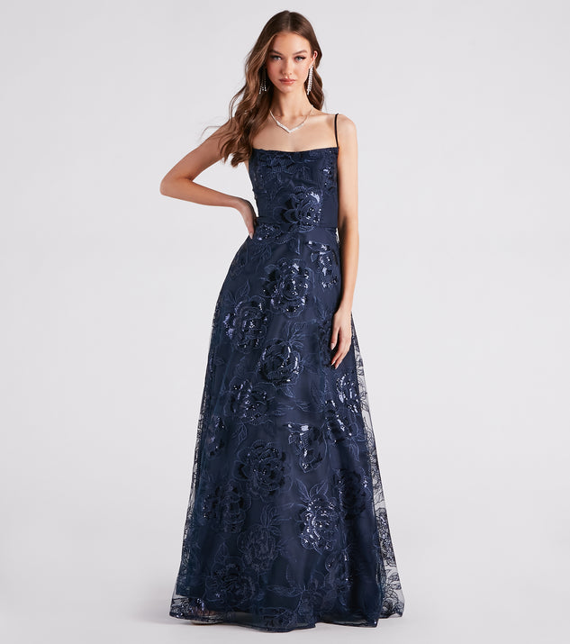 Navy Blue Army Ball Dresses