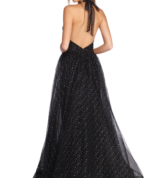 ball starry night gown