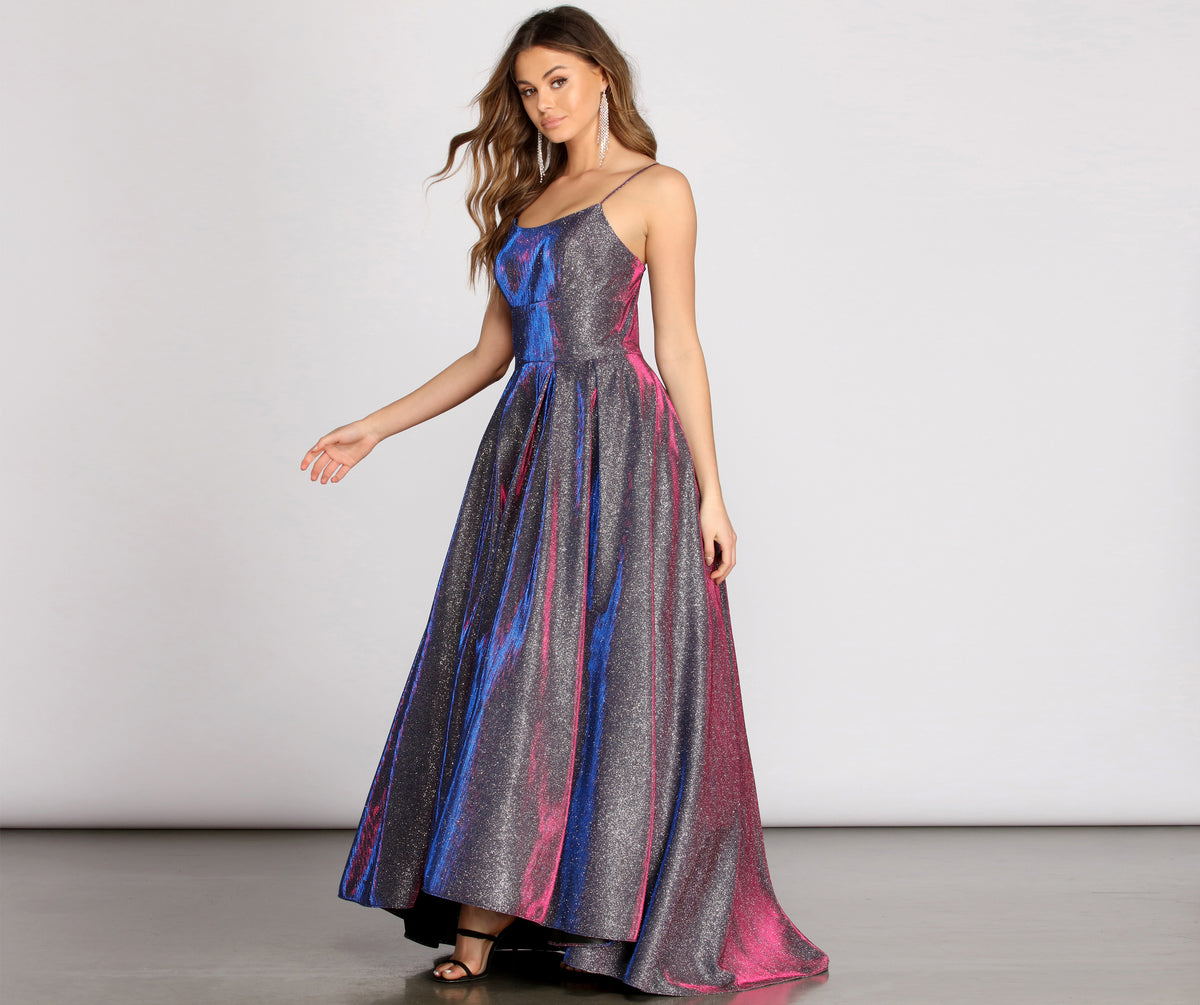 Anya Shining Glitter Ball Gown