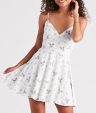 Essential for vacations or summer days, the Can't Resist Chiffon Floral Skater Dress is a sundress or milkmaid dress with sleek and flirty details.