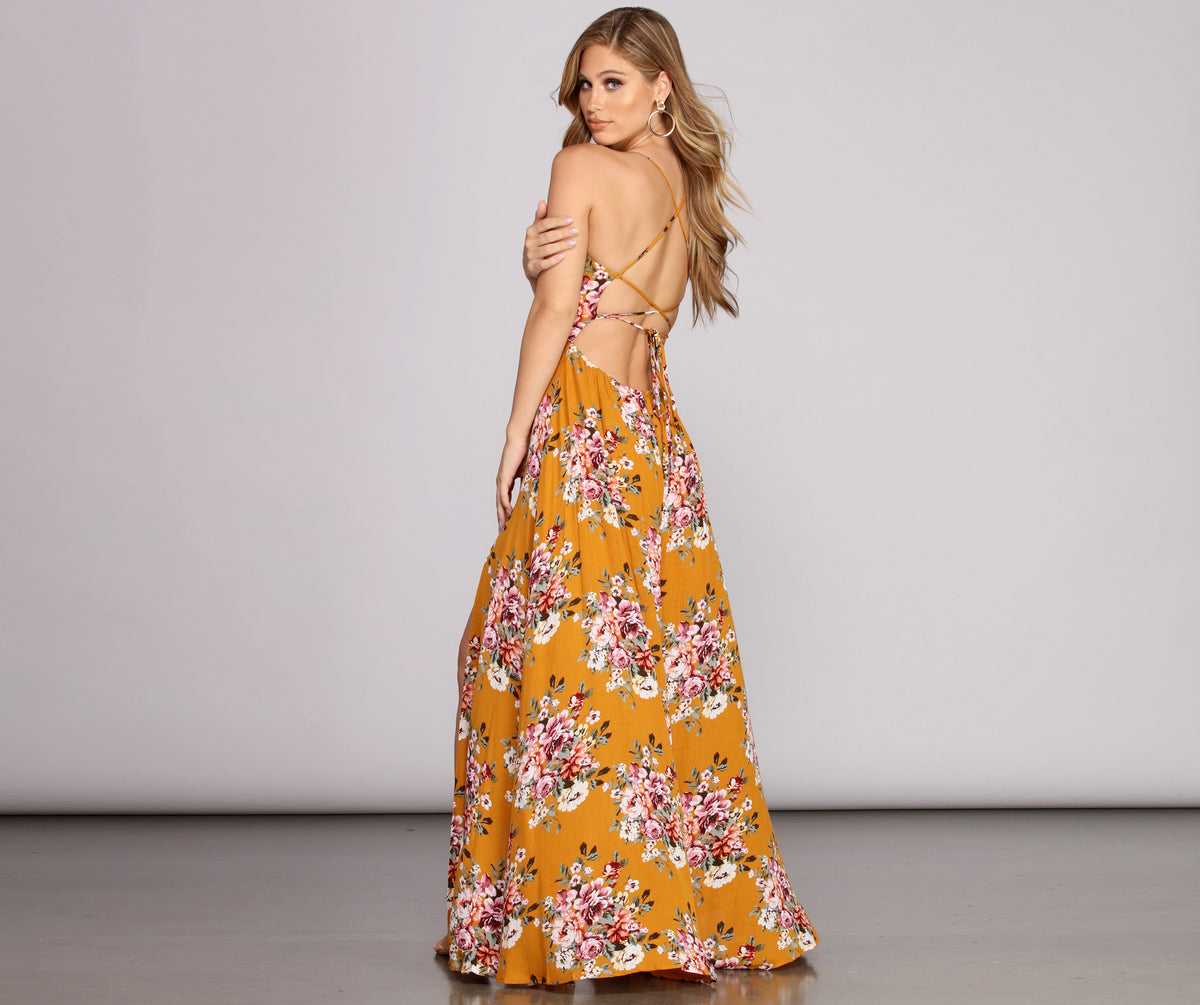 Better Bloom Gauze Maxi Dress