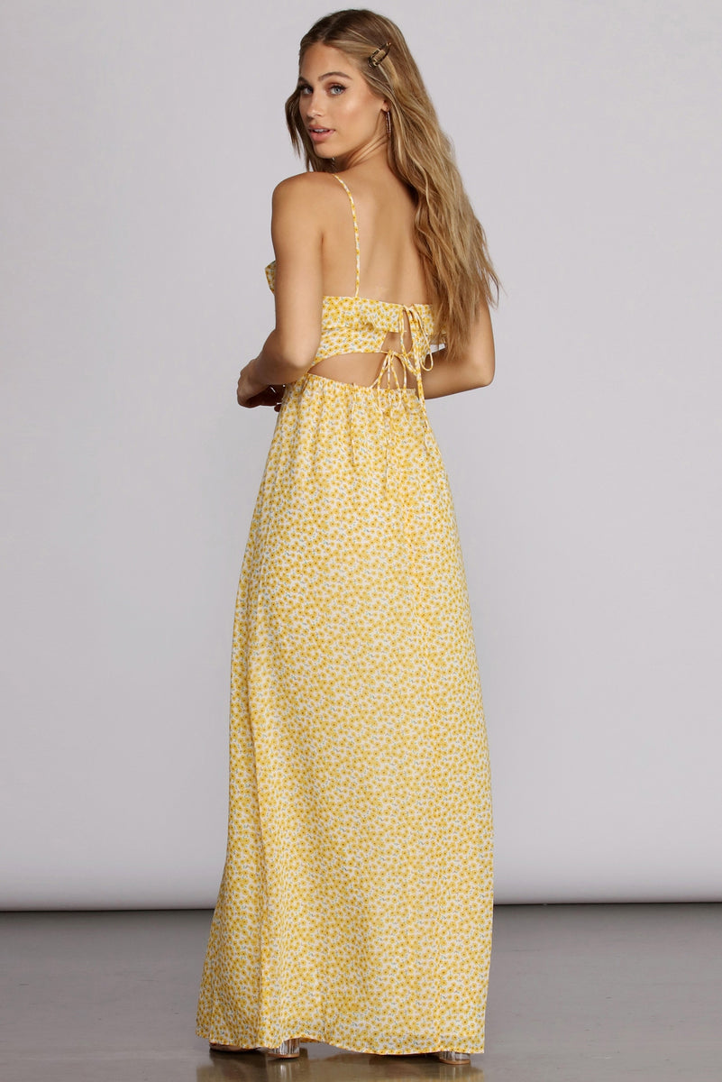 Daisy Darling Ruffled Maxi Dress