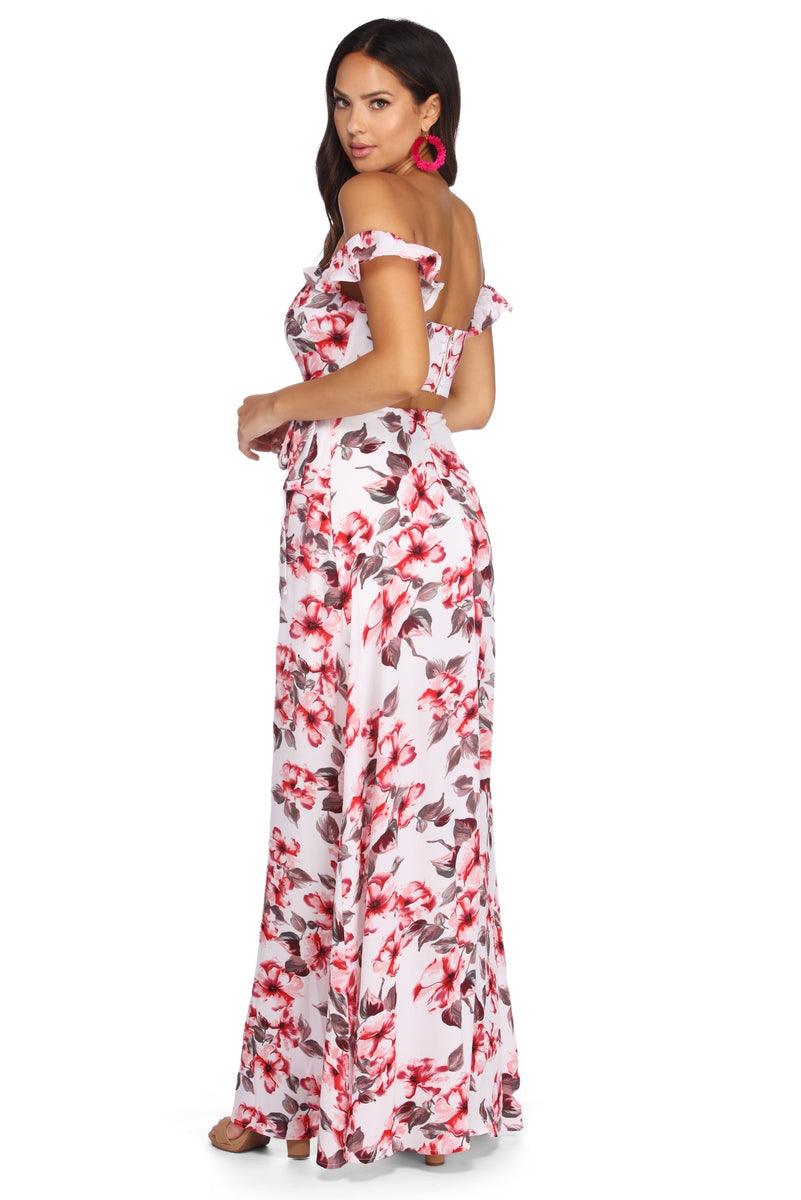 Spring With Florals Maxi Dress