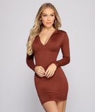 You’ll make a statement in Sporty-Chic Long Sleeve Mini Dress as an NYE club dress, a tight dress for holiday parties, sexy clubwear, or a sultry bodycon dress for that fitted silhouette.