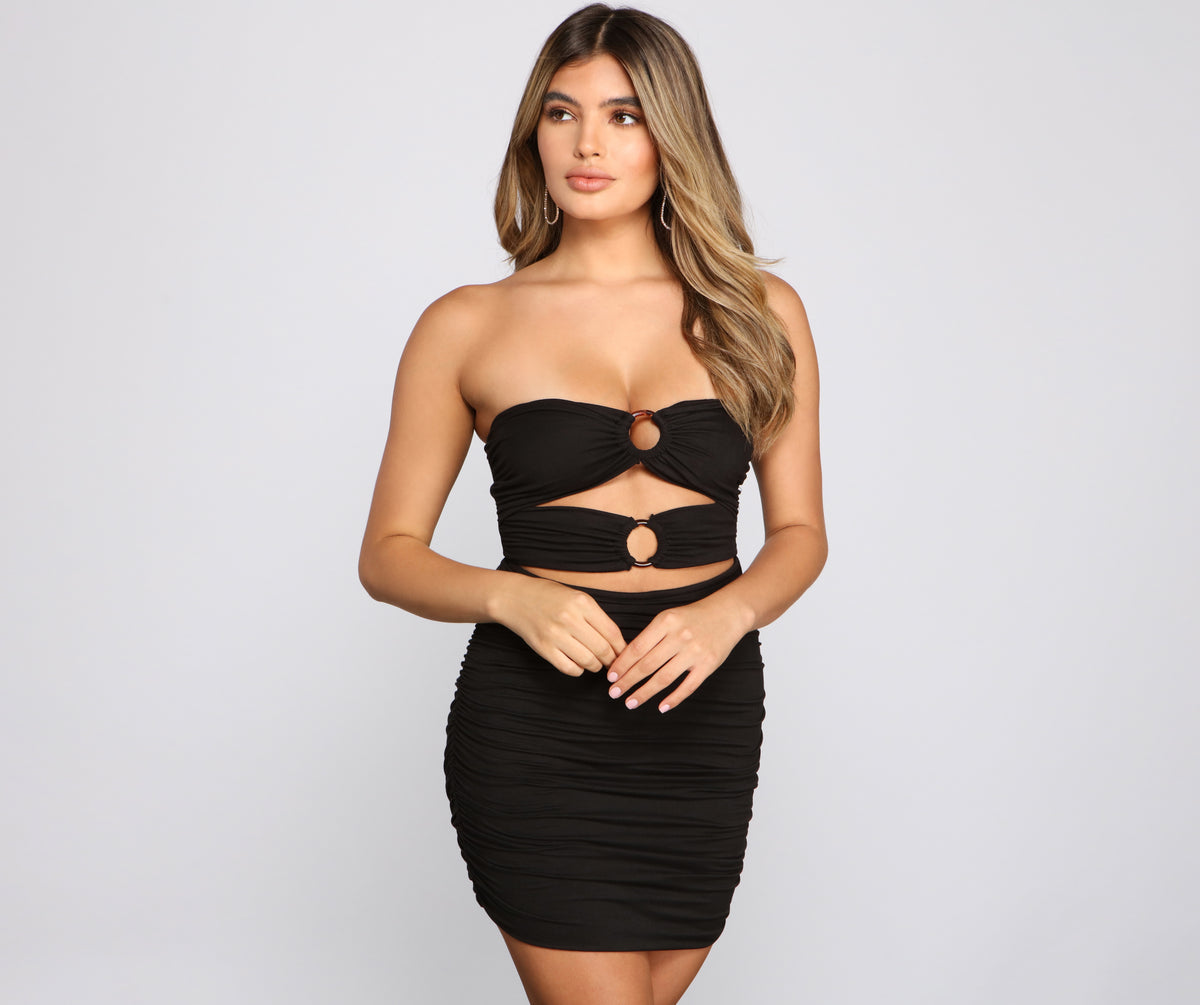 Nights Like This Ruched Short Dress