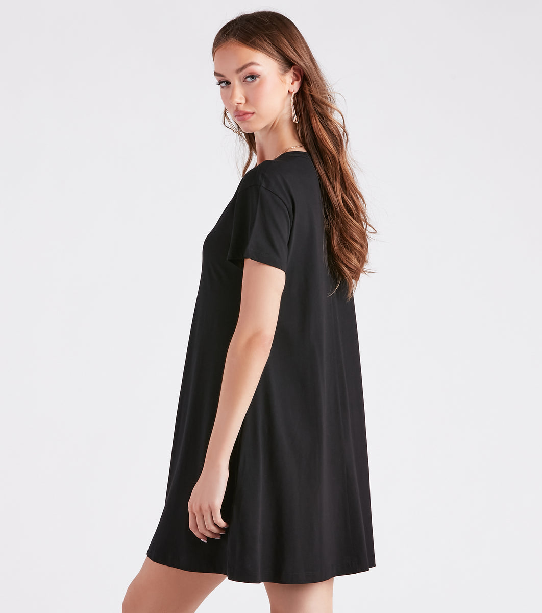 Effortless And Breezy Short T-Shirt Dress & Windsor