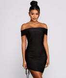 You’ll make a statement in Lookin' Luxe Off The Shoulder Mini Dress as an NYE club dress, a tight dress for holiday parties, sexy clubwear, or a sultry bodycon dress for that fitted silhouette.
