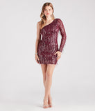 Glitz And Gleam Sequin Fringe Mini Dress