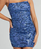 Icon Sensation Sleeveless Sequin Mini Dress