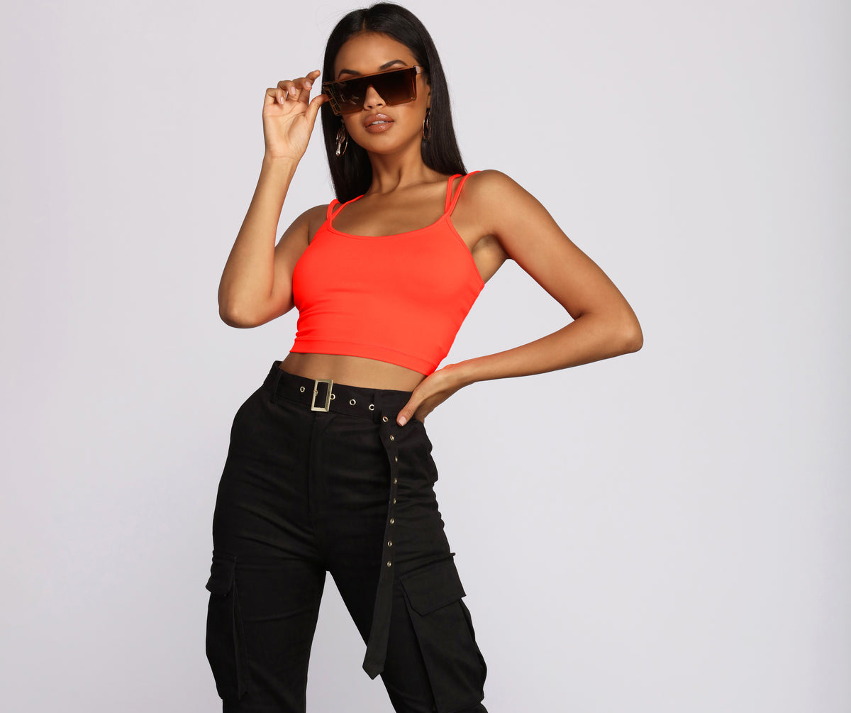 Get The Scoop Strappy Top