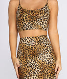 Go Wild Leopard Print Crop Top for 2023 festival outfits, festival dress, outfits for raves, concert outfits, and/or club outfits