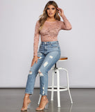 With fun and flirty details, Stylishly Sheer Lace Bodysuit shows off your unique style for a trendy outfit for the summer season!