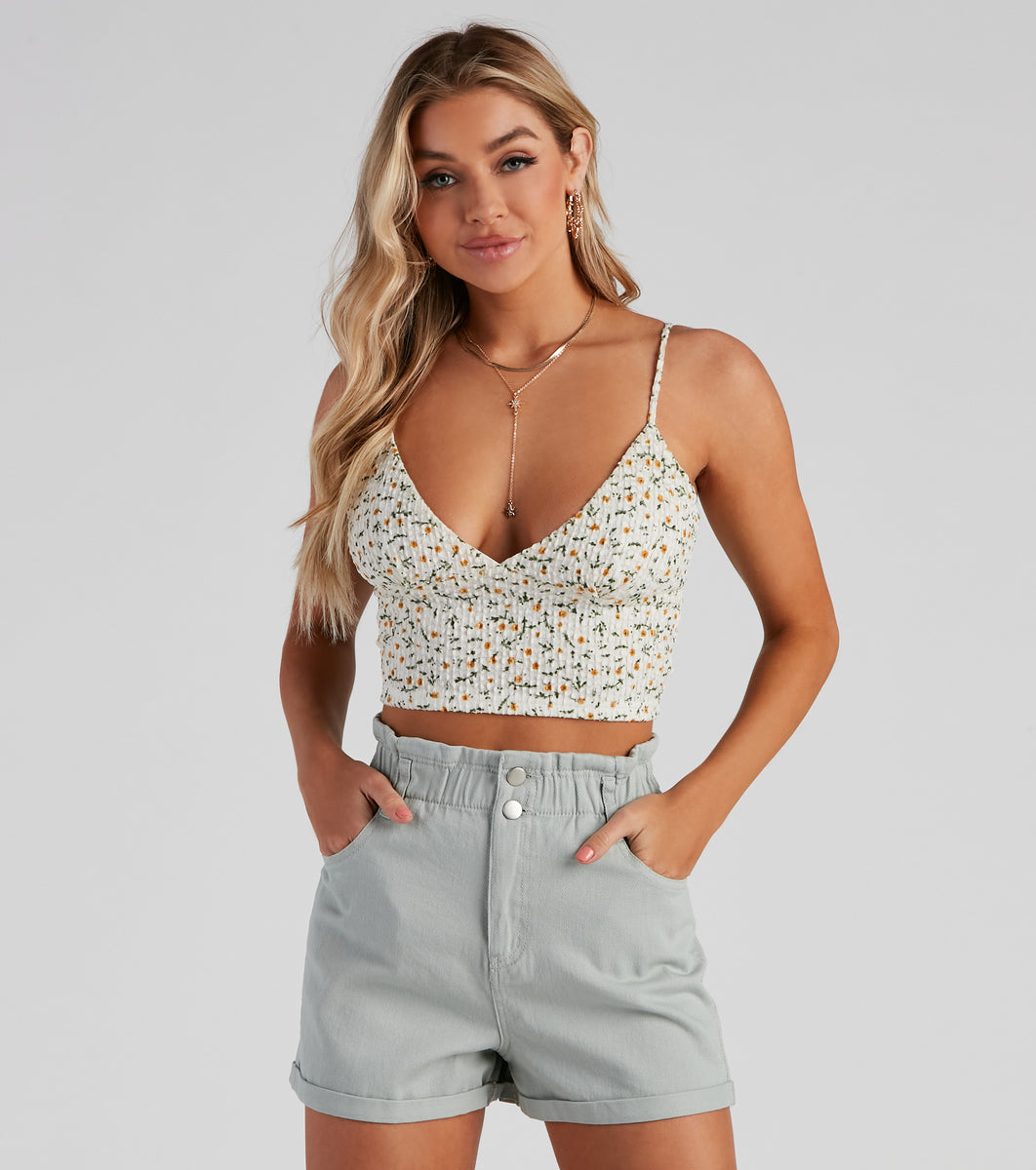 Fresh As A Daisy Crop Top