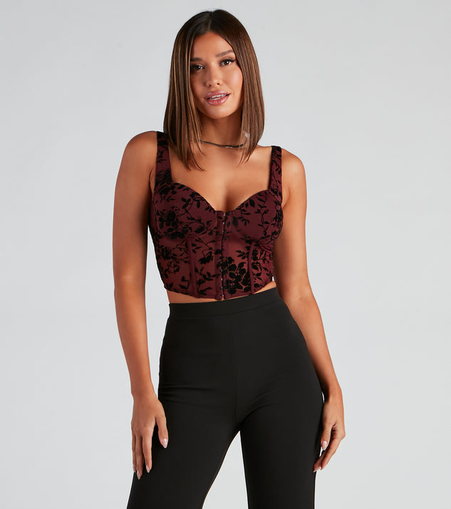 Windsor Reigning Lace Bustier Top