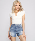 Remidoo Collared Crop Top Gives the Preppy Look Some Edge