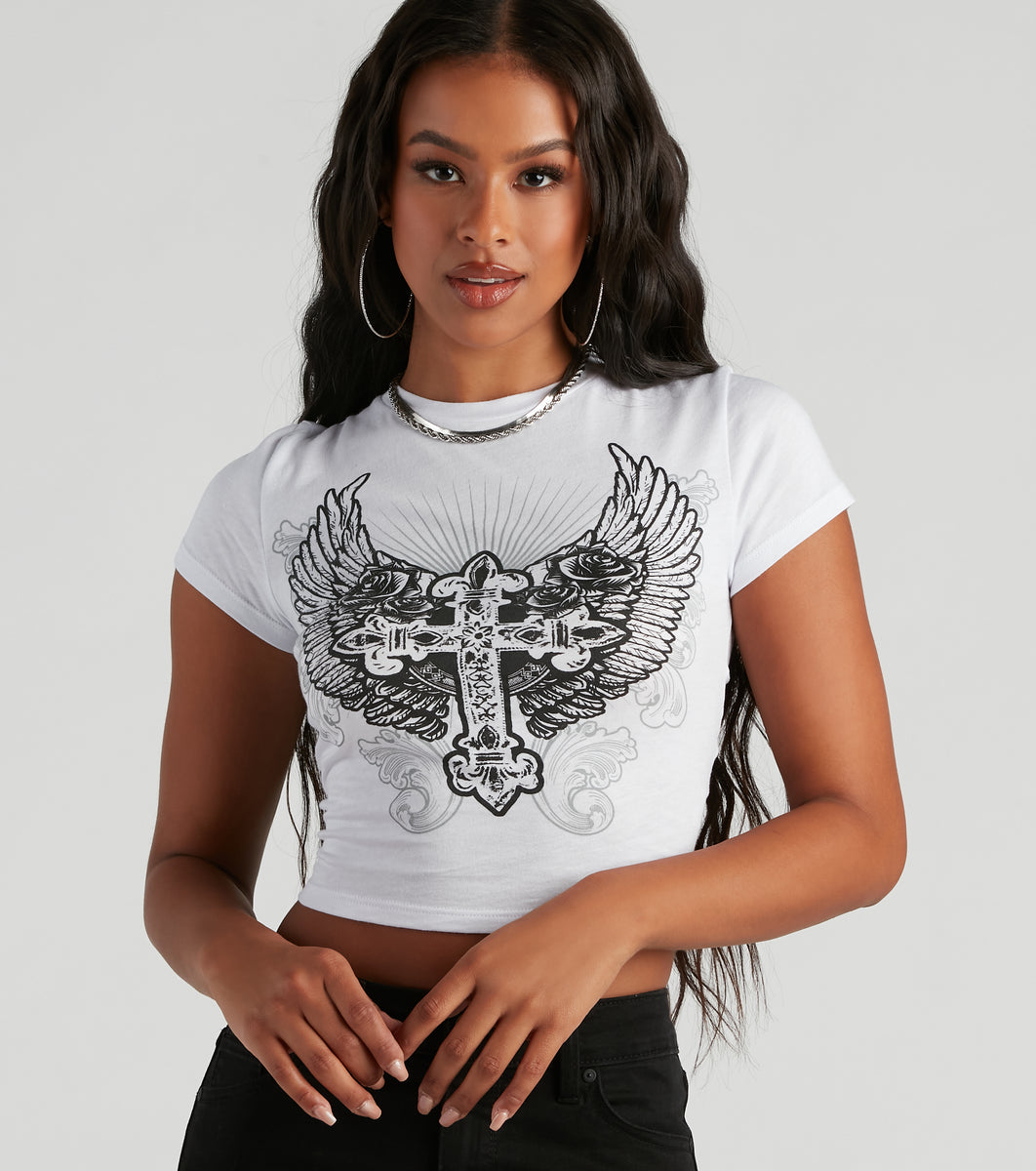 Wings Of An Angel Graphic Tee