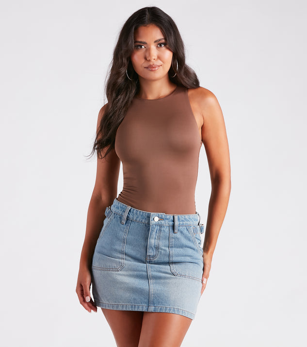 Simply The Best Smooth Knit Tank Bodysuit