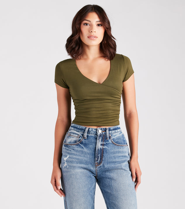 Wrap Halter Tops for Women - Up to 69% off