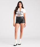 Essential for your seasonal closet, the Save Water Drink Tequila Graphic Crop Tee offers a trendy twist on everyday tops so you can elevate your style effortlessly.