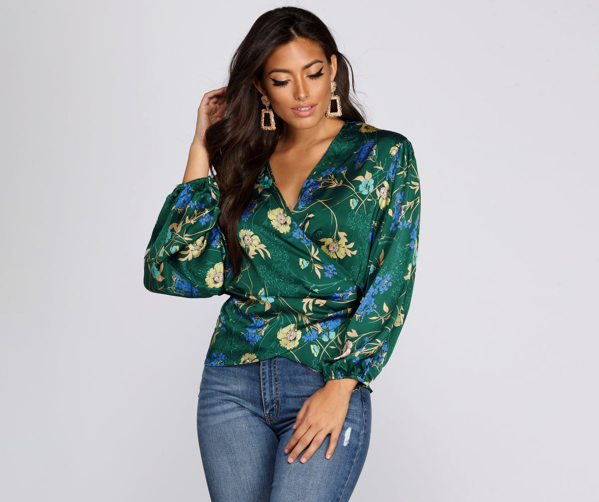 For The Love of Floral Top