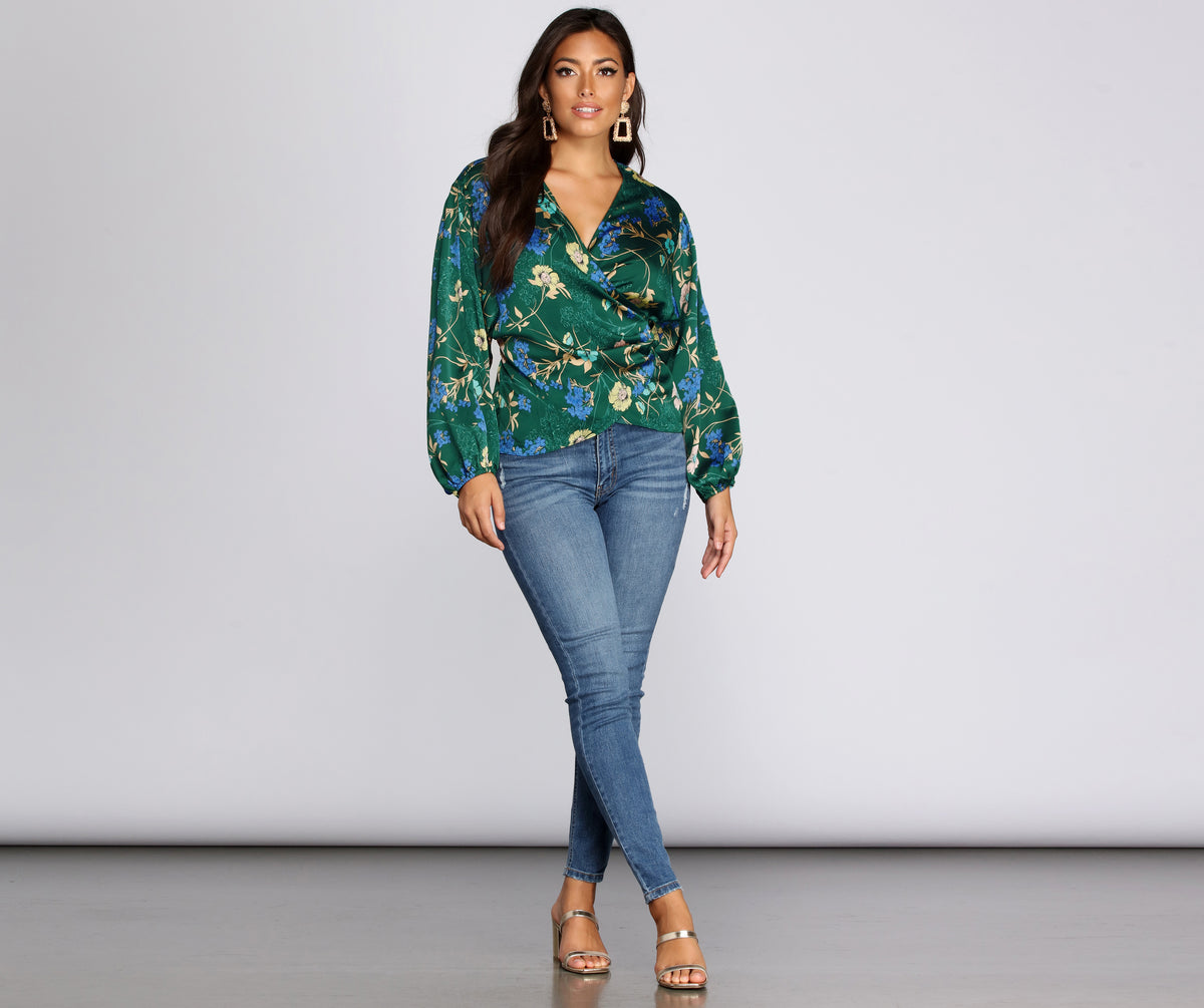 For The Love of Floral Top