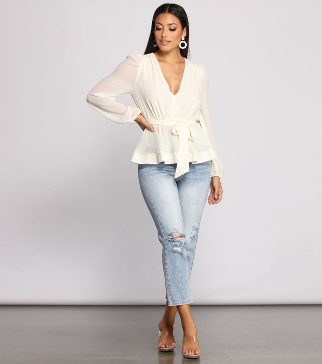 Show Off In Style With These Stylish Peplum Tops