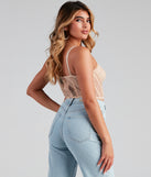 With fun and flirty details, Lace Appeal Scalloped Lace Bustier shows off your unique style for a trendy outfit for the summer season!