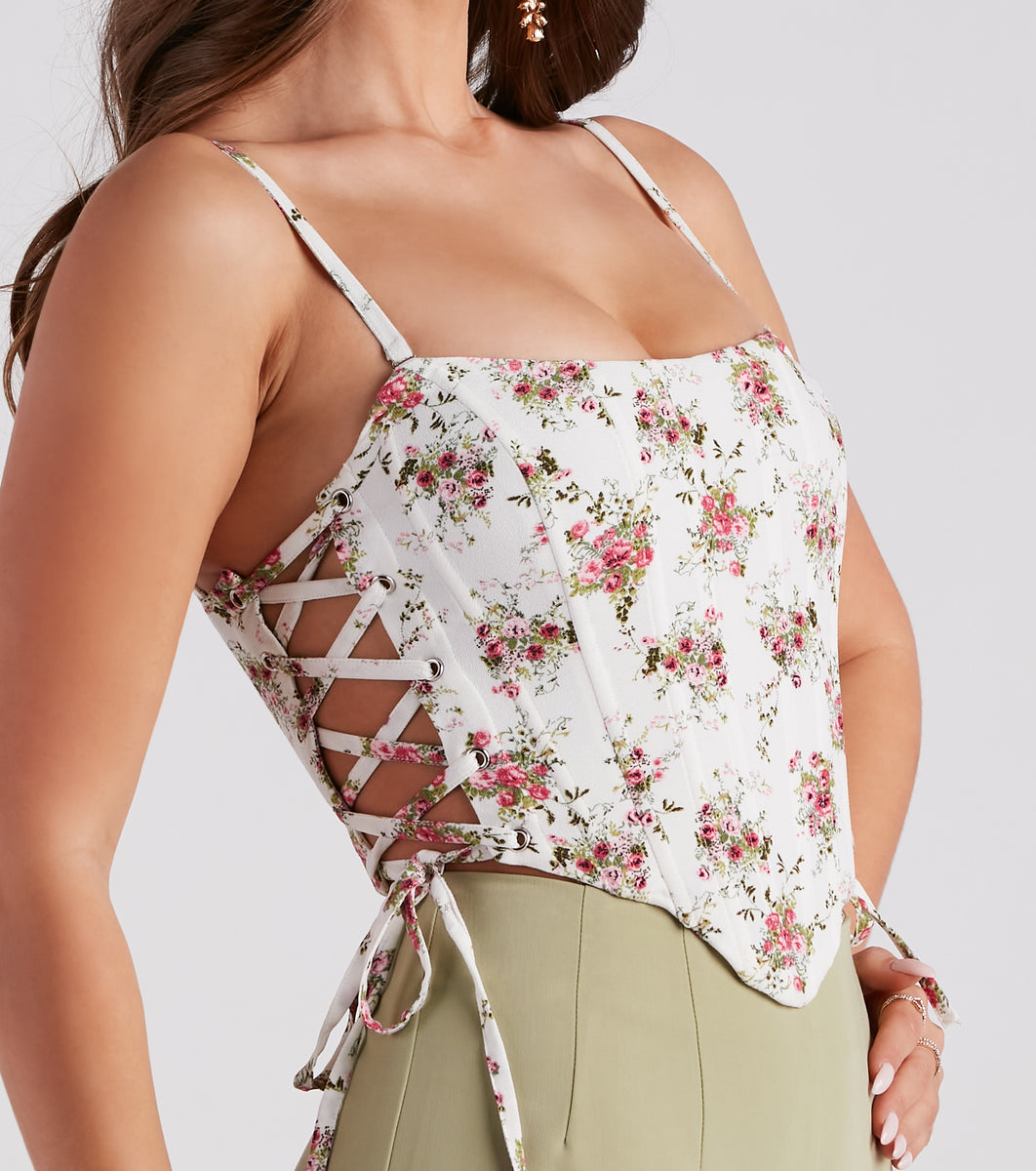 Windsor Reigning Lace Bustier Top